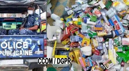 Bénin : saisie de 435 kg de médicaments contrefaits sur un débarcadère clandestin à Mèdédjonou