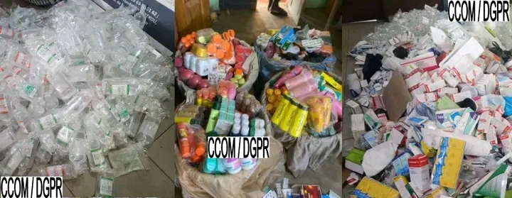 Bénin : saisie de plus de 570 kg de faux médicaments et produits illicites