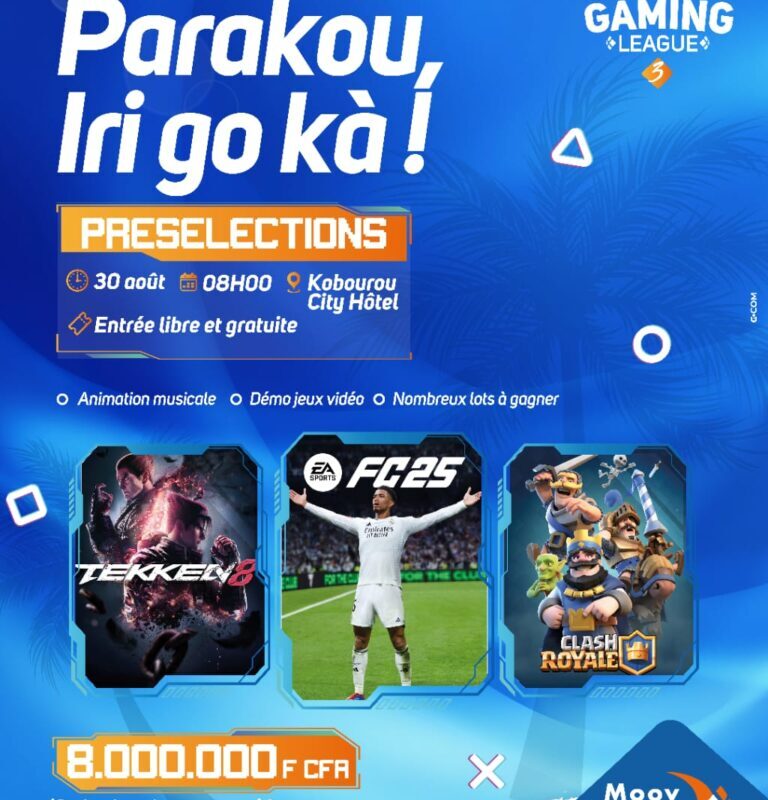 3e édition Moov Gaming League : Moov Africa Bénin dévoile le programme de la phase de présélection
