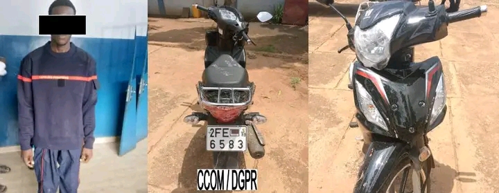 Parakou : un faux adjudant interpellé à la caserne des sapeurs-pompiers avec une moto volée