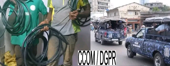 Vol de câbles à la GDIZ : 02 individus pris en flagrant délit