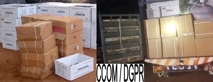 Bénin : 04 tonnes de produits pharmaceutiques avariés saisies par la police à Adjarra