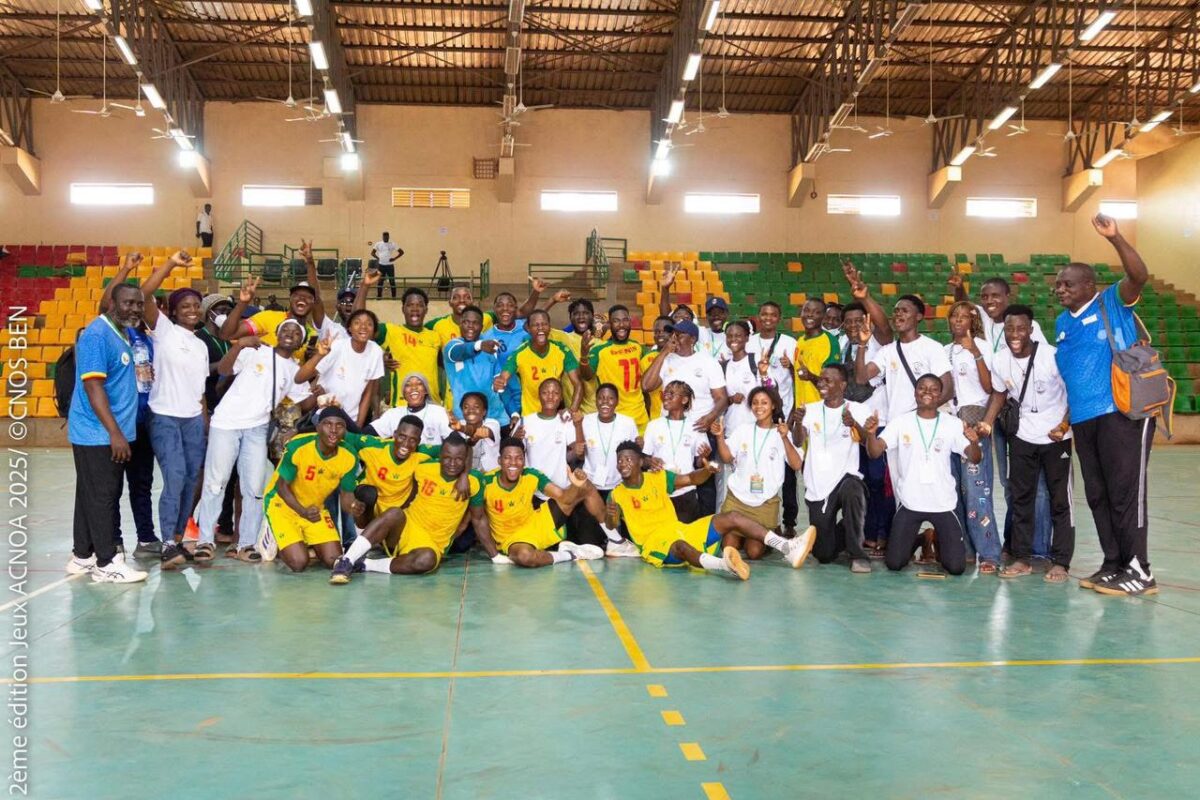 Handball – Jeux de l’ACNOA Zone 3 – Ouaga 2025 : les Guépards du Bénin sacrés champions, les Amazones décrochent le bronze