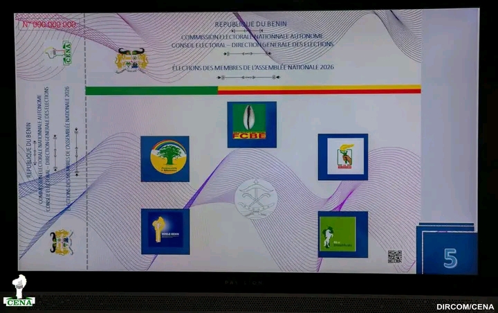 Législatives 2026 au Bénin : la CENA fixe l’ordre des logos des partis sur le bulletin unique
