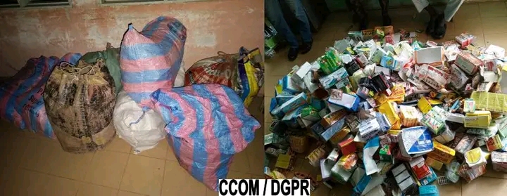 Lutte contre le trafic transfrontalier : plus de 321 kg de produits pharmaceutiques contrefaits saisis à Kilibo