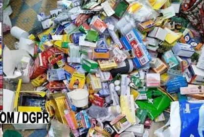 Trafic de médicaments contrefaits au marché de Sékou : 02 femmes interpellées, 73 kg de produits pharmaceutiques falsifiés saisis