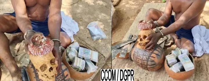 Bénin : un individu interpellé pour trafic d’ossements humains et détention de faux billets à Djougou