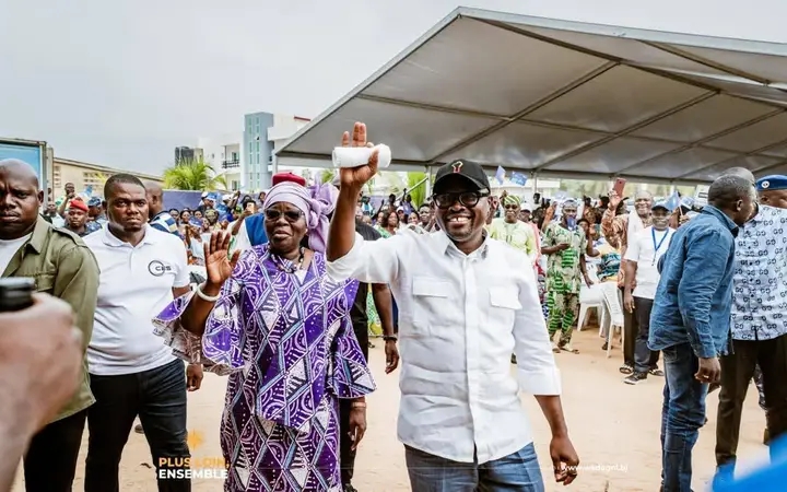 Campagne électorale pour la présidentielle du 12 avril : le duo Wadagni–Talata lance sa tournée dans le Mono depuis Grand-Popo