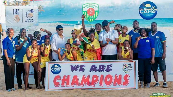 CAN Seniors de Beach Handball – Lomé 2026 : première participation, premier sacre, les Amazones du Bénin écrivent l’histoire