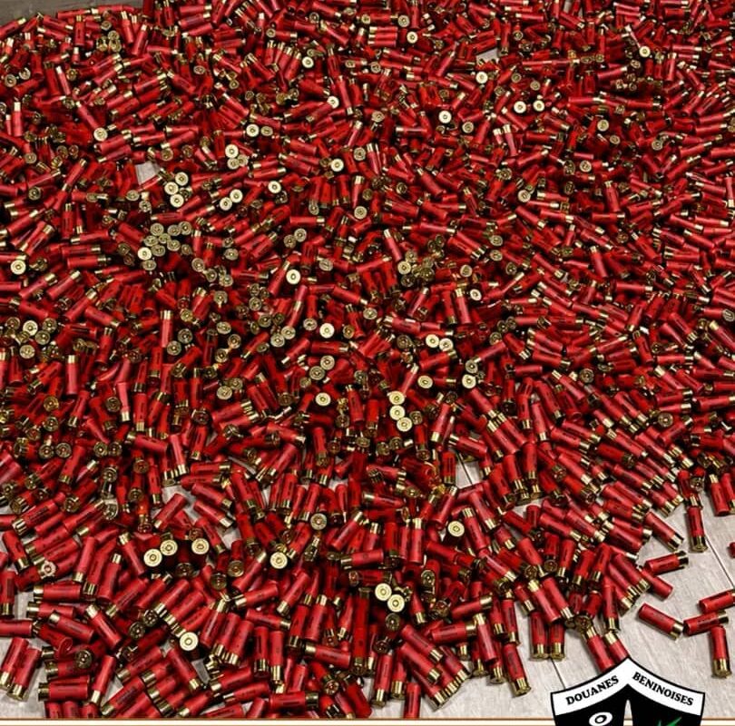 Trafic de munitions au Bénin : 3 000 cartouches de chasse interceptées par la Douane à Bétérou