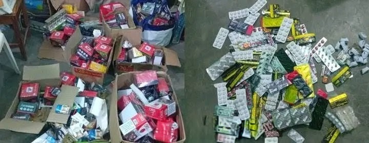 Godomey Magasin : la Police démantèle un point de vente de produits psychotropes, 07 suspects interpellés