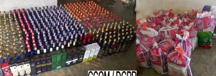 Trafic illicite à Lokossa : près de 500 bouteilles de liqueurs saisies, une commerçante arrêtée