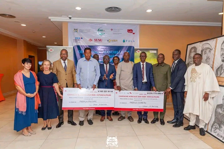 Assurance agricole au Bénin : plus de 561 millions FCFA d’indemnisations versés aux producteurs de riz et de coton