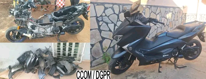 Natitingou : 04 motos volées retrouvées, le principal suspect en fuite