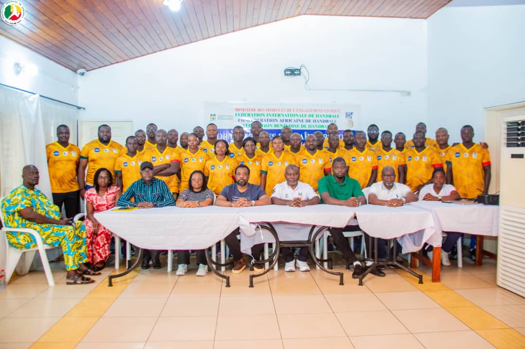 Handball : 33 stagiaires en formation à Cotonou pour décrocher la Licence D IHF